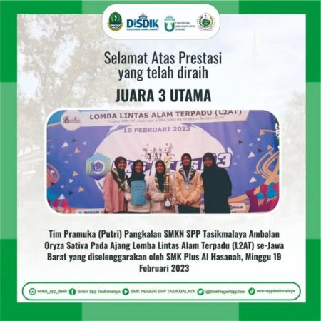 Juara 3 Utama Pramuka (Putri)